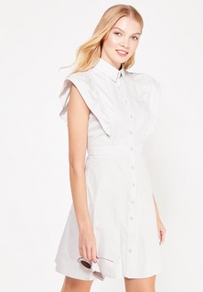 Платье LOST INK FRILL SHOULDER SHIRT DRESS