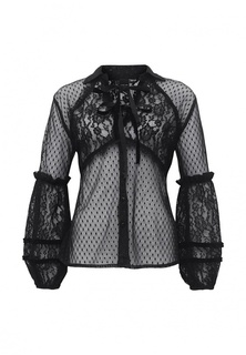 Блуза LOST INK FULL SLEEVE LACE MIX SHIRT