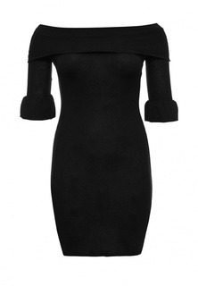 Платье LOST INK CURVE KNITTED RIB BARDOT DRESS