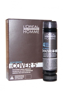 Тонирующий гель Кавер 5 №4 LOreal Professional Homme - Уход за волосами и тонирование седины для мужчин 150 мл