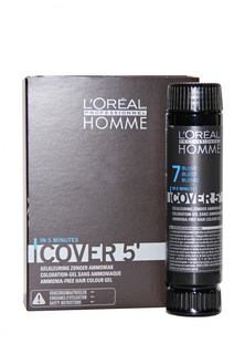 Тонирующий гель Кавер 5 №7 LOreal Professional Homme - Уход за волосами и тонирование седины для мужчин