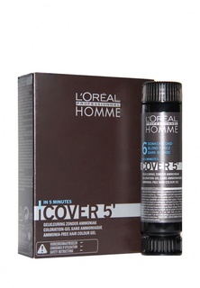 Гель тонирующий №6 LOreal Professional Homme - Уход за волосами и тонирование седины для мужчин 150 мл