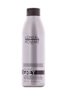 Шампунь LOreal Professional Homme - Уход за волосами и тонирование седины для мужчин 250 мл