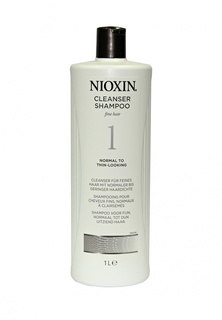 Очищающий шампунь Система 1 Nioxin для тонких натуральных волос склонных к выпадению 1000 мл