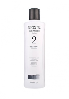 Очищающий шампунь Система 2 Nioxin для заметно редеющих тонких натуральных волос 300 мл