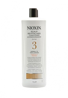 Увлажняющий кондиционер Система 3 Nioxin для тонких химически обработанных волос склонных к выпадению 1000 мл