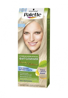 Краска для волос Palette ФИТОЛИНИЯ 219 Холодный блондин, 110 мл