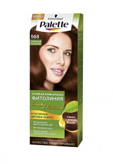Краска для волос Palette ФИТОЛИНИЯ 568 Карамельный каштановый, 110 мл