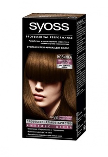 Краска для волос Syoss Импульс Цвета 4-88 Карамельный каштановый, 115 мл