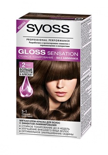 Краска для волос Syoss 5-1 Темный капучино, 115 мл