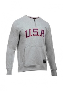 Свитшот Under Armour Clay 1/4 Zip Americana Crew