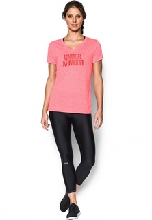 Футболка спортивная Under Armour UA Threadborne Train Wordmark V-Neck - Twist