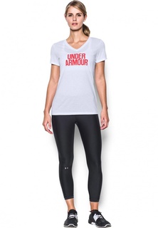 Футболка спортивная Under Armour UA Threadborne Train Wordmark V-Neck