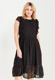 Платье LOST INK PLUS BRODERIE DRESS WITH FRILL SLEEVES