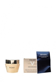 Крем для лица Vichy Neovadiol Компенсирующий комплекс для кожи в период менопаузы для сухой и очень сухой кожи 50 мл, конверт с сэмплами