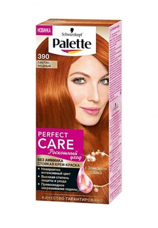 Крем-краска Palette PERFECT CARE 390 Светло-медный, 110 мл