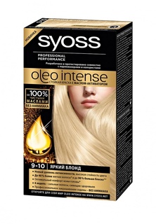 Краска для волос Syoss Oleo Intense 9-10 Яркий блонд, 50 мл