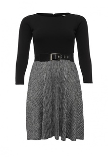 Платье LOST INK CURVE SKATER DRESS WITH PLEATED SKIRT AND BELT