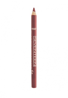 Карандаш для губ Seventeen Seventeen. для губ т.02 водостойкий с витамином  Е "Super Smooth W/P Lip Liner Розовый