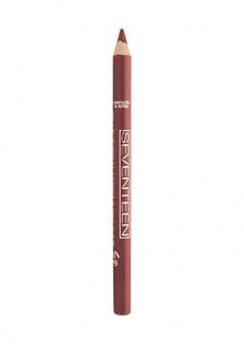 Карандаш для губ Seventeen Seventeen. для губ т.03 водостойкий с витамином Е "Super Smooth W/P Lip Liner Натуральный