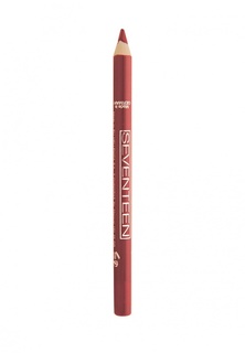 Карандаш для губ Seventeen Seventeen. для губ т.10 водостойкий с витамином Е "Super Smooth W/P Lip Liner Томат