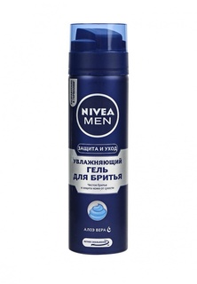 Гель для бритья Nivea для бритья Увлажняющий Защита и уход, 200 мл