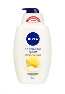 Гель для душа Nivea КРЕМ АПЕЛЬСИН, 750 мл