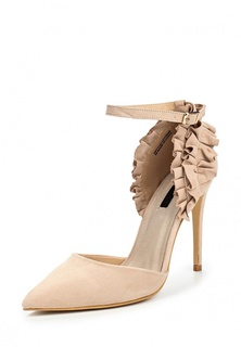 Туфли LOST INK FOXY RUFFLE TRIM COURT SHOE