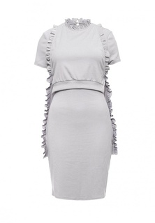 Платье LOST INK NATE LAYERED RIB COLUMN DRESS
