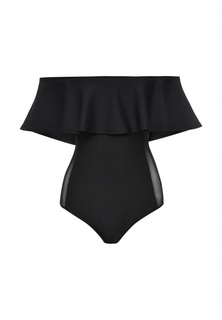 Купальник LOST INK RUFFLE SWIMSUIT WITH MESH INSERT