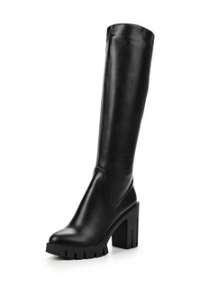 Сапоги LOST INK GWEN  STRETCH PU CLEATED KNEE- HIGH BOOT