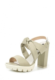 Босоножки LOST INK RITA BOW FRONT CLEATED HEELED SANDAL