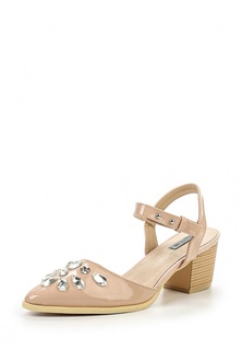 Босоножки LOST INK CASEY EMBELLISHED POINT BLOCK HEEL SHOE
