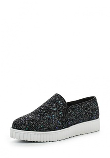 Слипоны LOST INK EVITA GLITTER  POINT PLIMSOLL