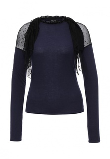 Джемпер LOST INK DOT MESH INSERT HI NECK TOP