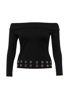 Джемпер LOST INK CURVE BARDOT TOP WITH EYELET TRIM