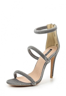 Босоножки LOST INK MARILYN VELVET BARELY THERE SANDAL