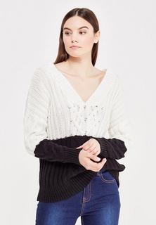 Пуловер LOST INK THE COLOUR BLOCK V-NECK JUMPER