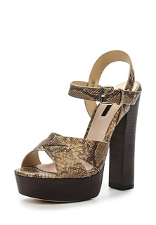 Босоножки LOST INK ROXA HIGH BLOCK HEEL PLATFORM SANDAL - SNAKE