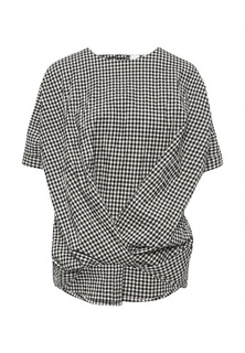 Блуза LOST INK FOLD FRONT TEE IN GINGHAM
