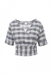 Блуза LOST INK WRAP CHECK CROPPED SHIRT