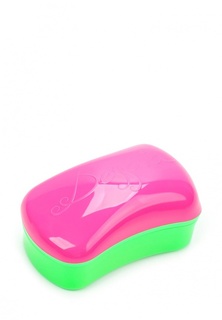 Расческа Dessata Hair Brush Mini Fuchsia-Lime; Фуксия-Лайм