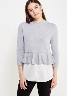 Джемпер LOST INK FRILL KNIT JUMPER WITH SHIRT INSERT