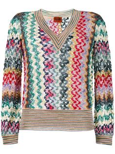 джемпер с V-образным вырезом Missoni