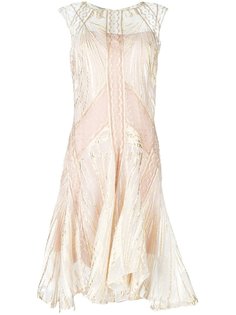 платье с эффектом металлик Alberta Ferretti