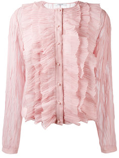 креповая блузка с оборками Givenchy