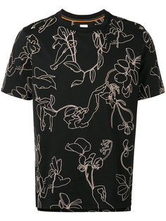 футболка с вышивкой  Paul Smith