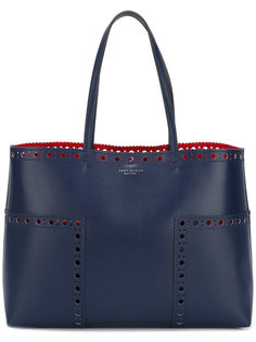 сумка-тоут с перфорацией Tory Burch