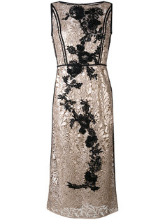 кружевное платье с отделкой металлик Antonio Marras