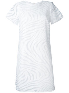 платье-футболка с полосатым узором Michael Michael Kors